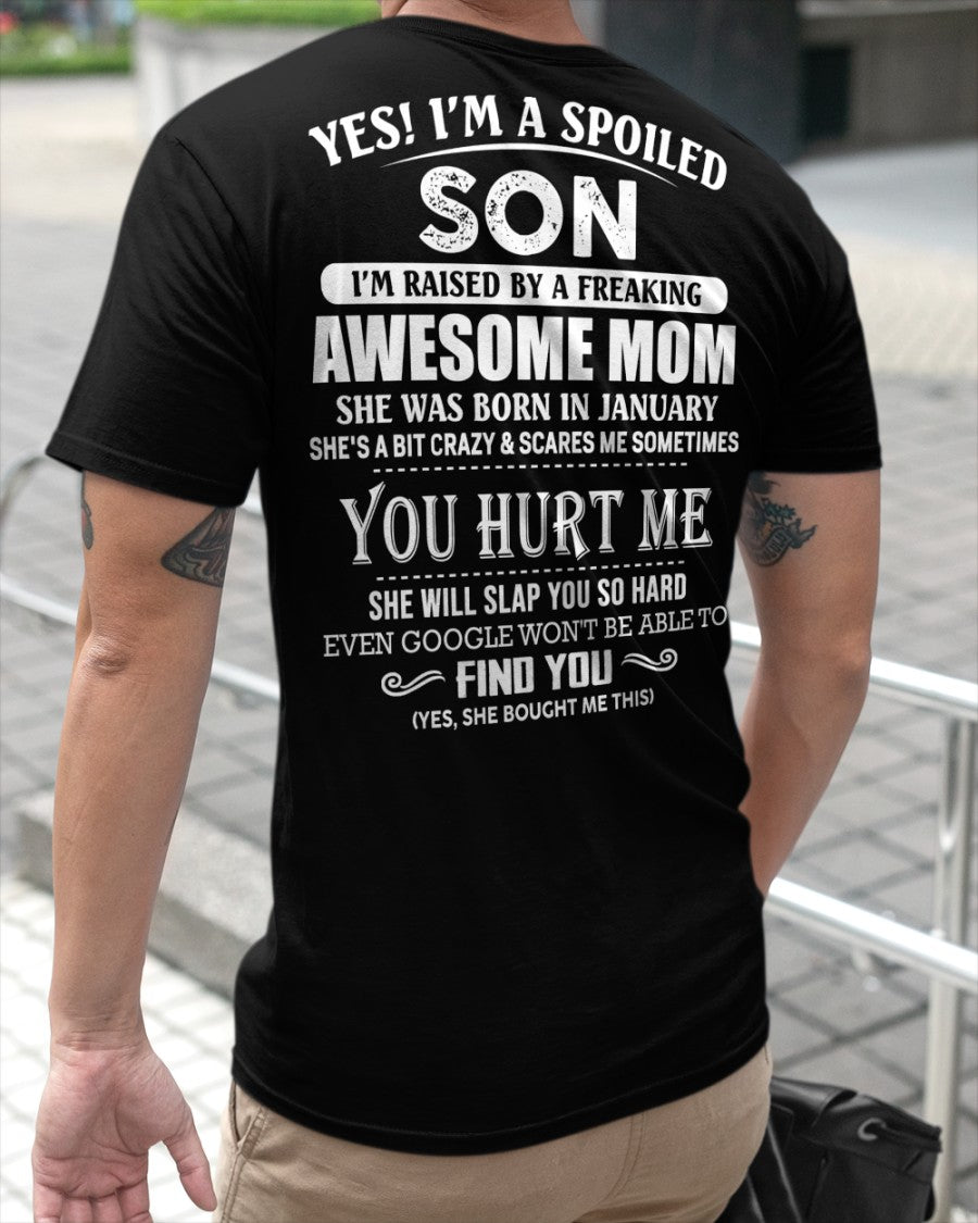 January - Awesome Mom - Perfect gift for your Spoiled Son (SKU09-52-01)