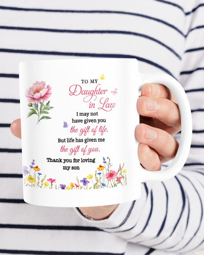 BEAUTIFUL MUG FOR DAUGHTER IN LAW - GIFT FROM MOM TW07-00 (SKU2607-33)