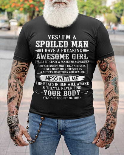 Awesome Girl - Perfect gift for your boyfriend, husband (SKU09-34-00)