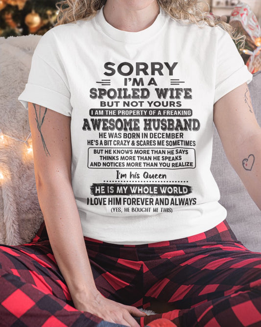 December - Awesome Husband - Perfect gift for your wife (SKU06-35-12)