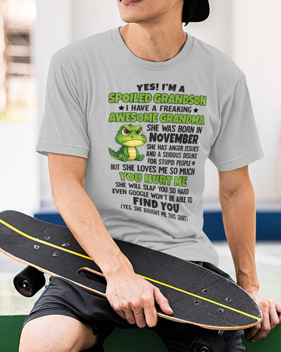 November - Awesome Grandma - The perfect gift for a grandson (SKU09-115-11)