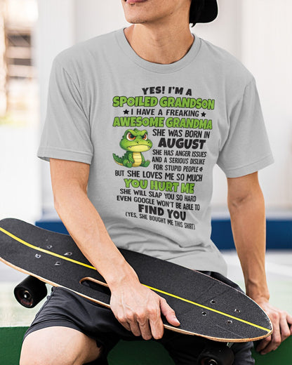 August - Awesome Grandma - The perfect gift for a grandson (SKU09-115-08)