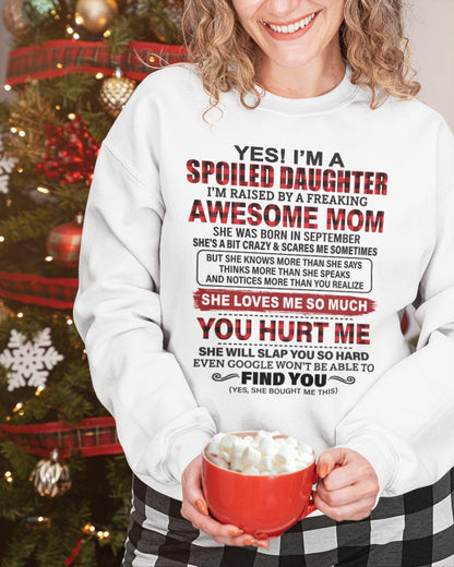 September - Awesome Mom - Perfect gift for your daughter (SKU2608-217-09)