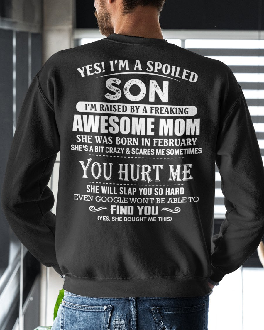 February - Awesome Mom - Perfect gift for your Spoiled Son (SKU09-52-02)