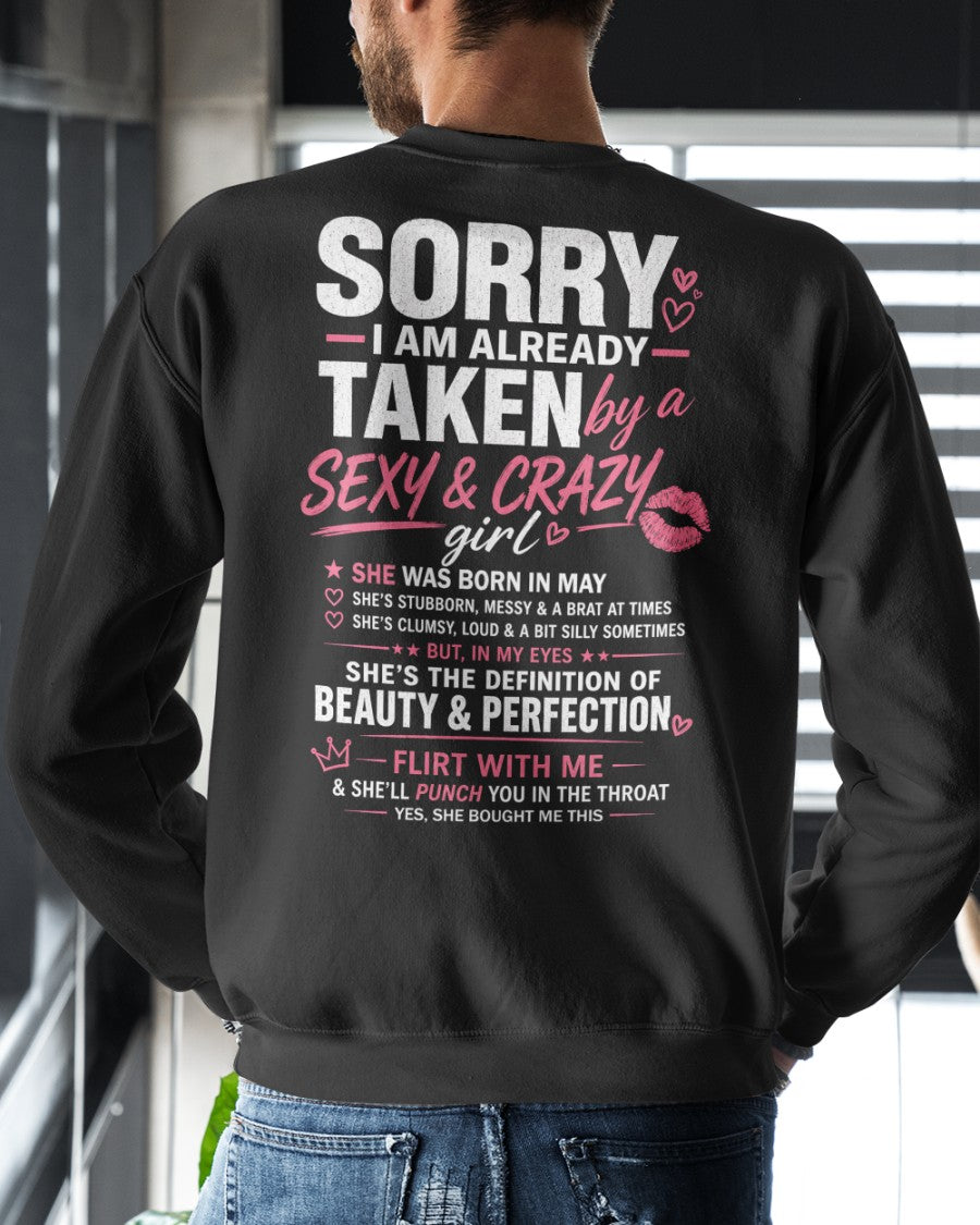 May - Sexy & Crazy Girl - Perfect gift for your boyfriend, husband (SKU2605-123-05)