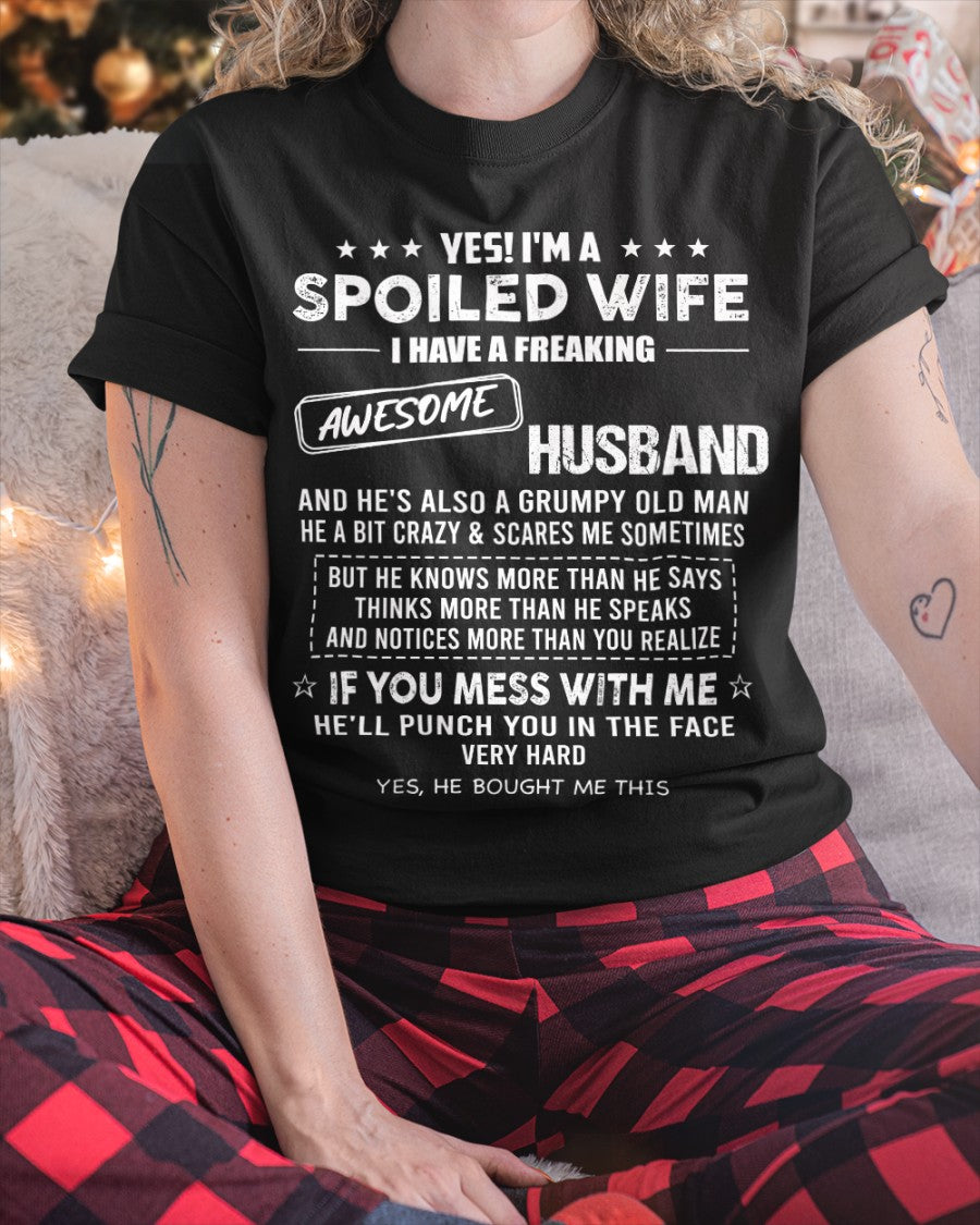 Spoiled Wife - Perfect gift for your wife (SKU26T-01116-00)