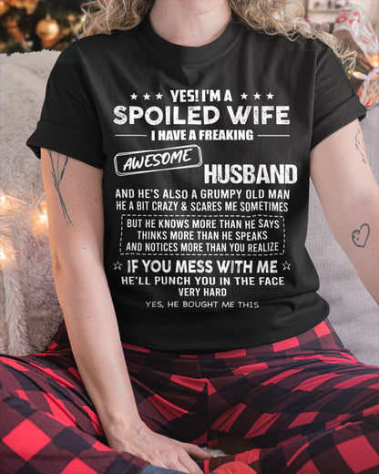 Spoiled Wife - Perfect gift for your wife (SKU26T-01116-00)