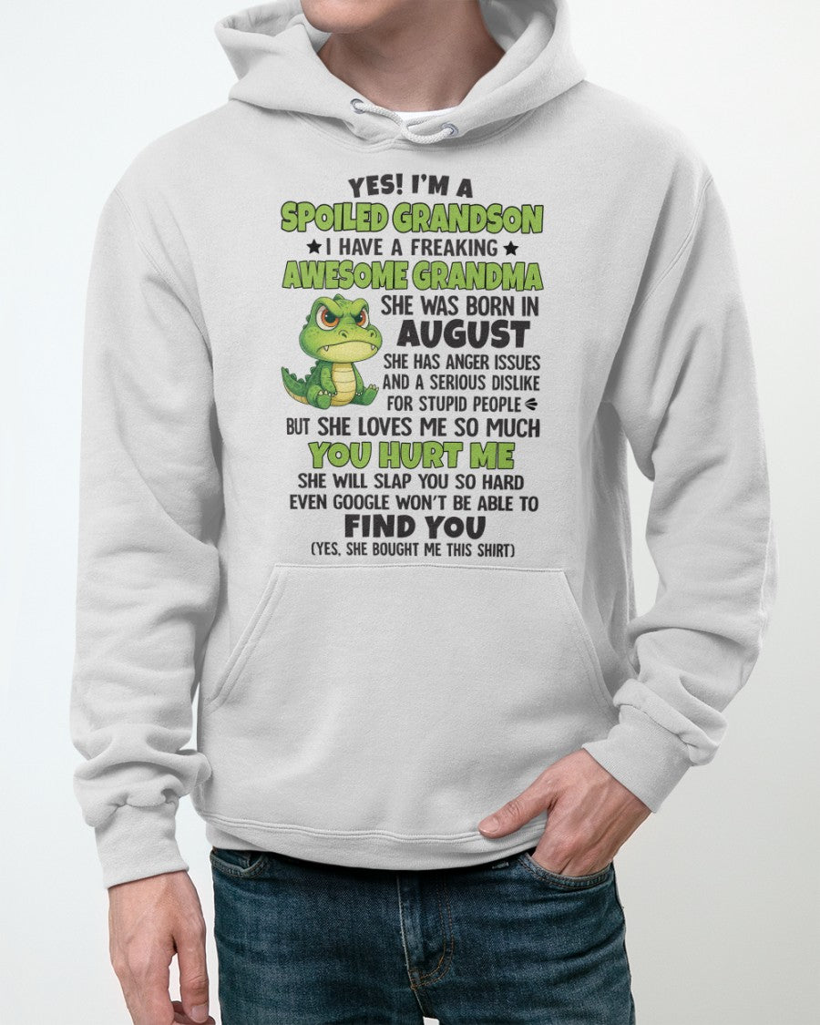 August - Awesome Grandma - The perfect gift for a grandson (SKU09-115-08)