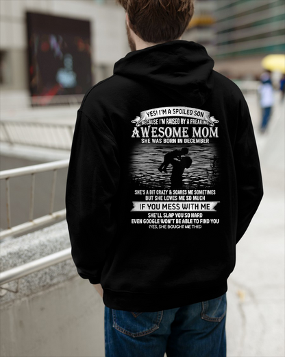 December - Awesome Mom  - Perfect gift for your son (SKU2604-49-12)