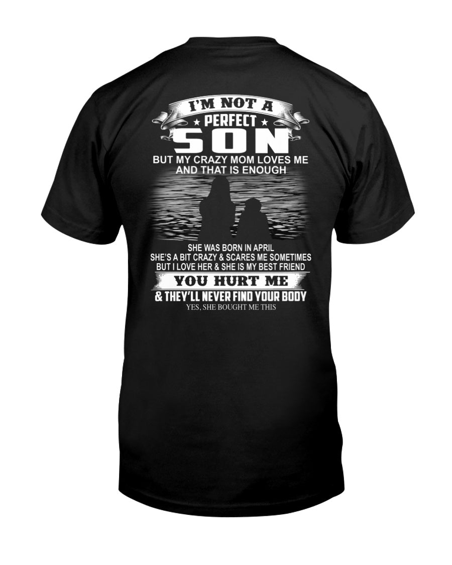 April - Crazy Mom - Perfect gift for your son (SKU07-164-04)