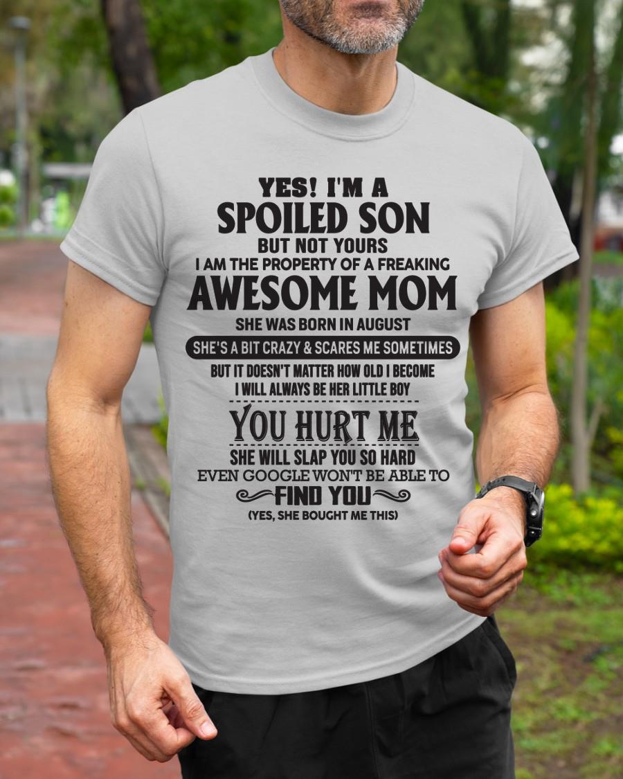 August - Gift for Son from a Legendary Mom ( SKU-MS01-08)