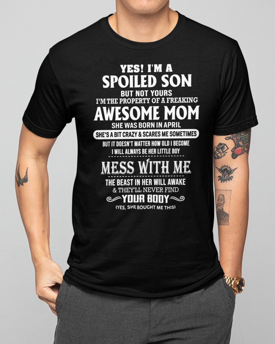 April - Amazing Mom - Perfect Gift For Your Spoiled Son (SKU07-40-04)