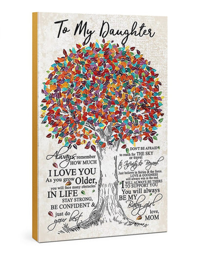 TO MY DAUGHTER FROM MOM CANVAS