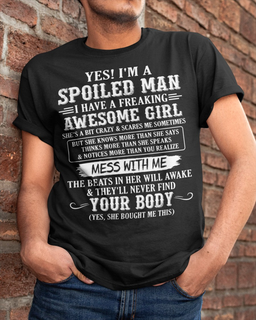 Awesome Girl - Perfect gift for your boyfriend, husband (SKU09-34-00)