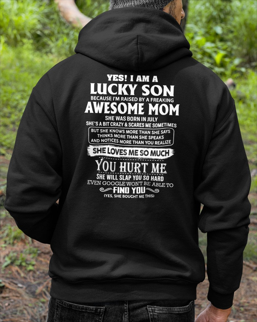 July - Awesome Mom - Perfect gift for your Lucky Son - TW07 - (SKU2608-592-07)