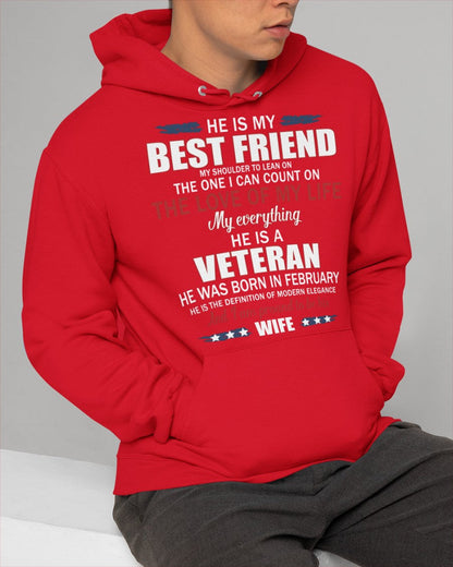 HE IS MY BEST FRIEND - HE WAS BORN IN FEBRUARY - Vivi02 (SKU05-78-02)
