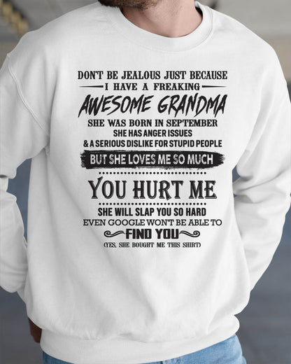 September - Awesome Grandma - The perfect gift for a grandson or granddaughter ( SKU07-153-09)