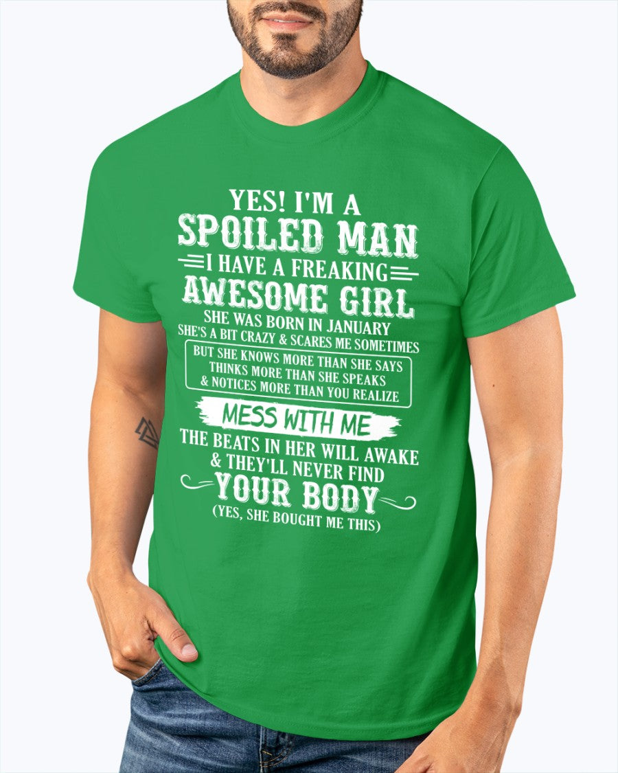 January - Awesome Girl - Perfect gift for your boyfriend, husband (SKU09-34-01)