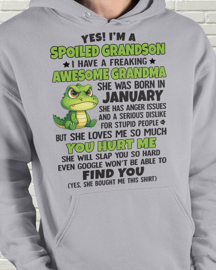 January - Awesome Grandma - The perfect gift for a grandson (SKU09-115-01)