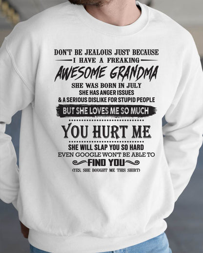 July - Awesome Grandma - The perfect gift for a grandson or granddaughter ( SKU07-153-07)