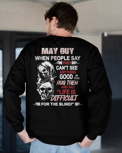MAY - HUG THEM AND SAY... - BIRTHDAY T-SHIRT FOR MEN - NTTD05 (SKU12-253-05)