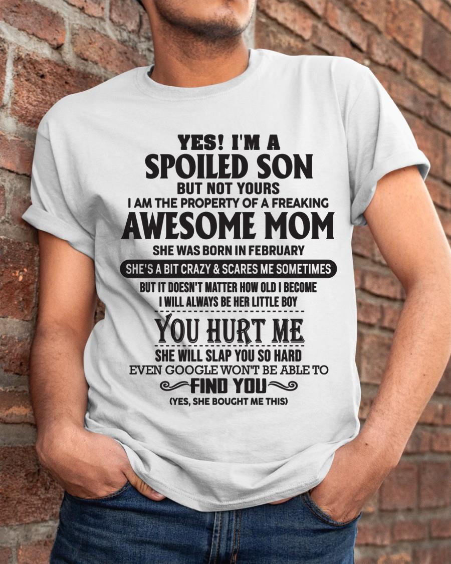 February - Gift for Son from a Legendary Mom ( SKU-MS01-02)
