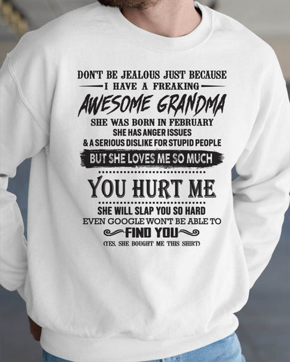 February - Awesome Grandma - The perfect gift for a grandson or granddaughter ( SKU07-153-02)