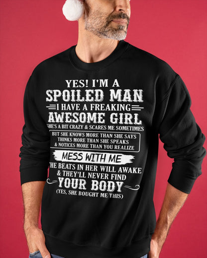 Awesome Girl - Perfect gift for your boyfriend, husband (SKU09-34-00)
