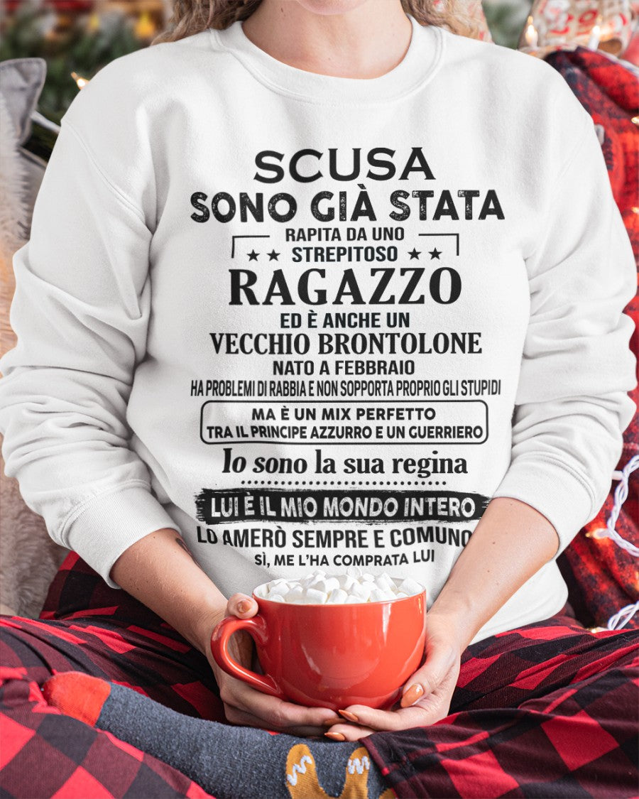 Fantastico fidanzato nato a Febbraio - Regalo speciale per la tua ragazza (SKU2605-187-02)
