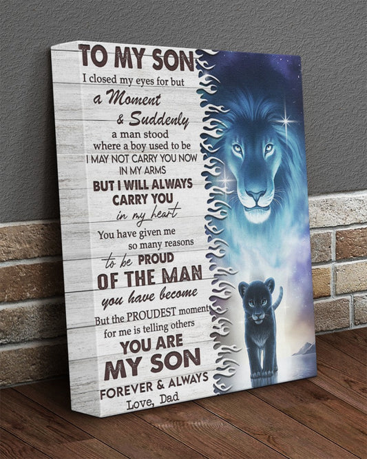 To My Son From Dad Canvas (SKUC07-13)