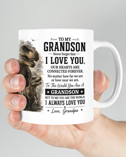 TO MY GRANDSON MUG - GIFT FROM GRANDPA - TW07-00 (SKU2608-202)