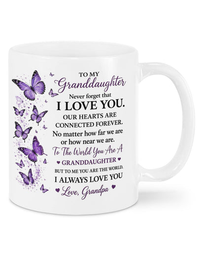 TO MY GRANDDAUGHTER MUG - GIFT FROM GRANDPA - TW07-00 (SKU2608-201)