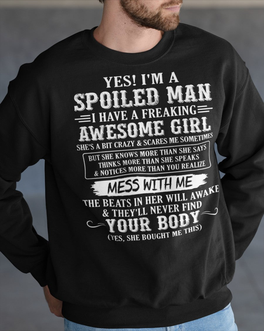 Awesome Girl - Perfect gift for your boyfriend, husband (SKU09-34-00)