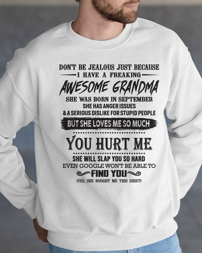 September - Awesome Grandma - The perfect gift for a grandson or granddaughter ( SKU07-153-09)