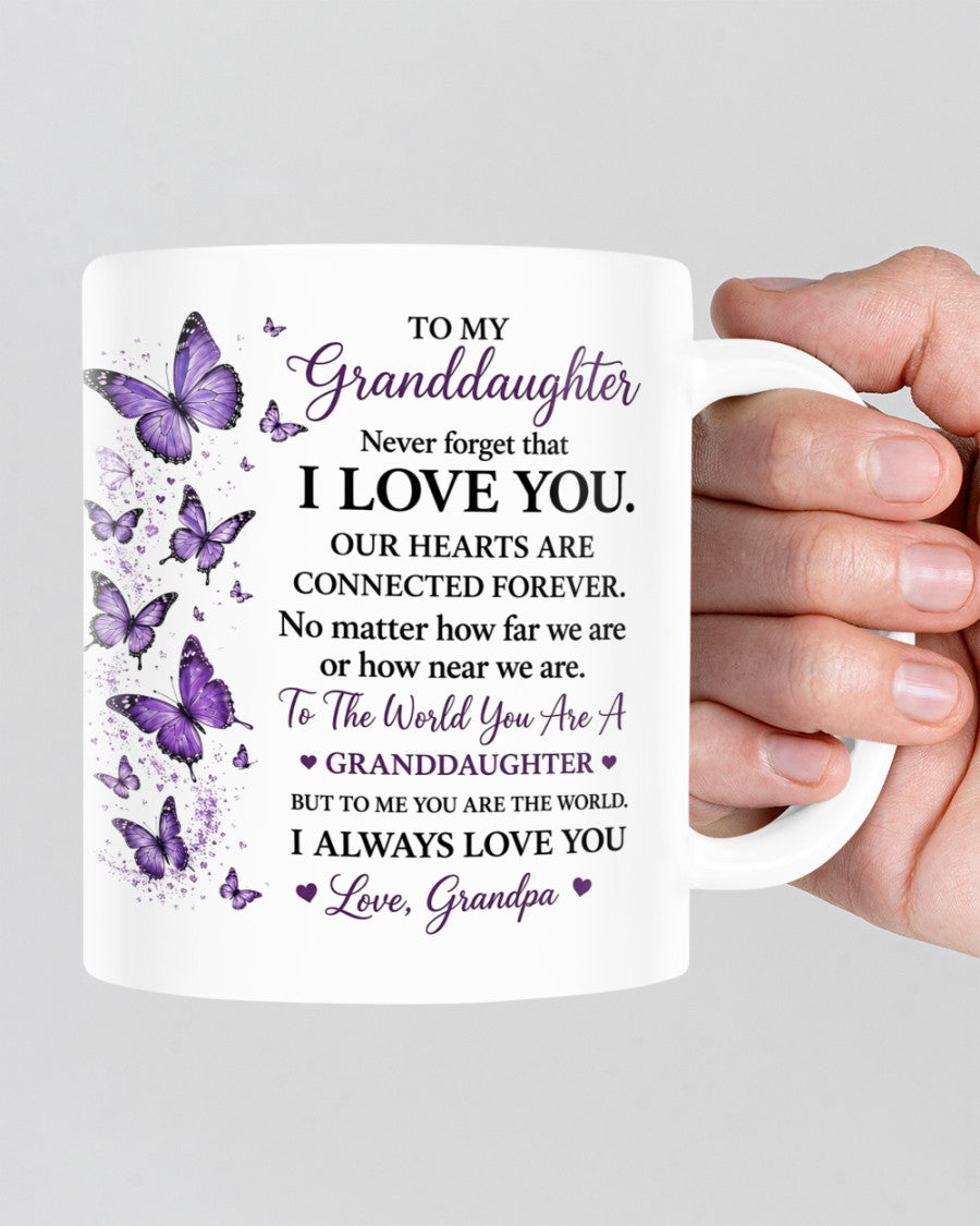 TO MY GRANDDAUGHTER MUG - GIFT FROM GRANDPA - TW07-00 (SKU2608-201)