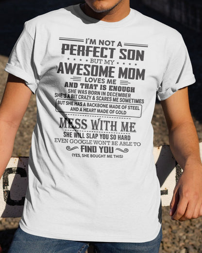 December - Awesome Mom - Perfect gift for your son (SKU06-11-12)