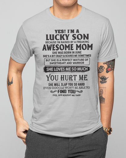 June - Sweetheart and warrior Mom - Perfect Gift For Your Son (SKU06-44-06)