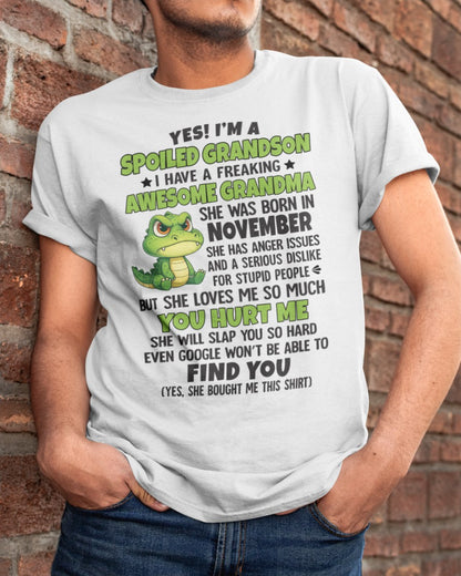 November - Awesome Grandma - The perfect gift for a grandson (SKU09-115-11)