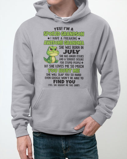 July - Awesome Grandma - The perfect gift for a grandson (SKU09-115-07)