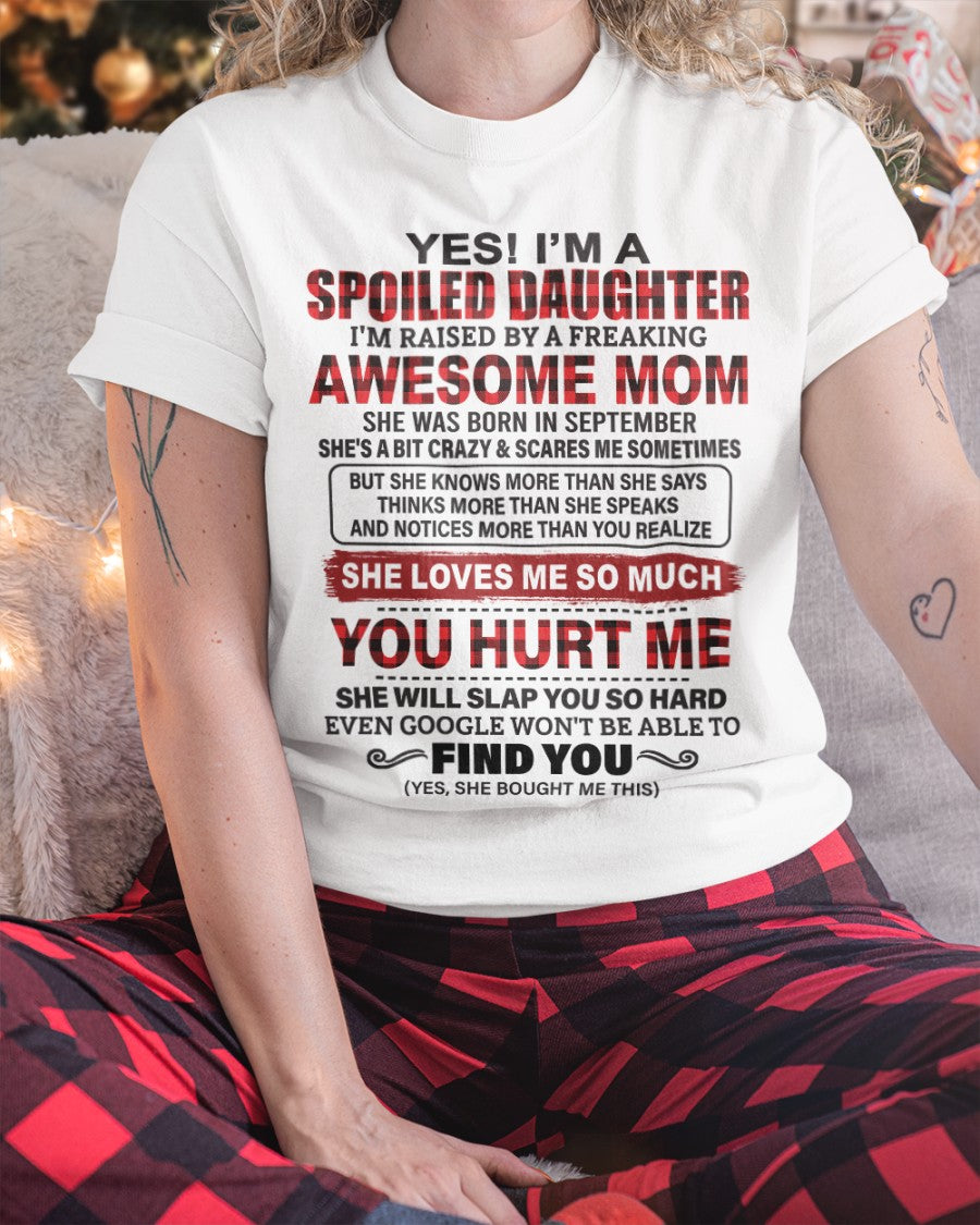 September - Awesome Mom - Perfect gift for your daughter (SKU2608-217-09)