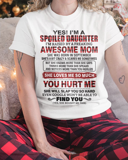September - Awesome Mom - Perfect gift for your daughter (SKU2608-217-09)