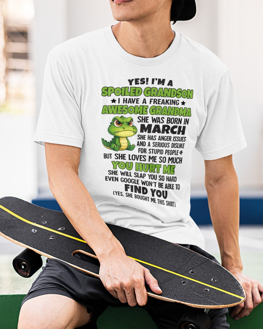 March - Awesome Grandma - The perfect gift for a grandson (SKU09-115-03)