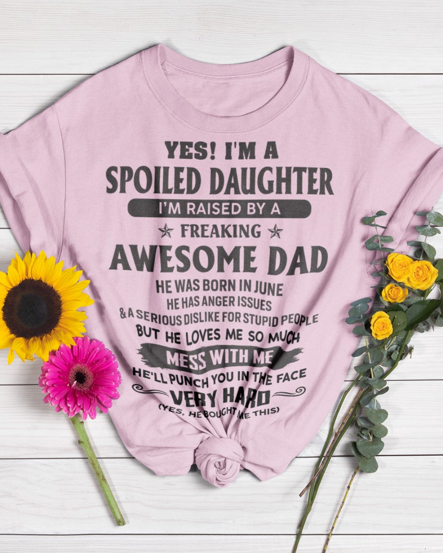June - Awesome Dad -  Perfect gift for your daughter ( SKU07-138-06)