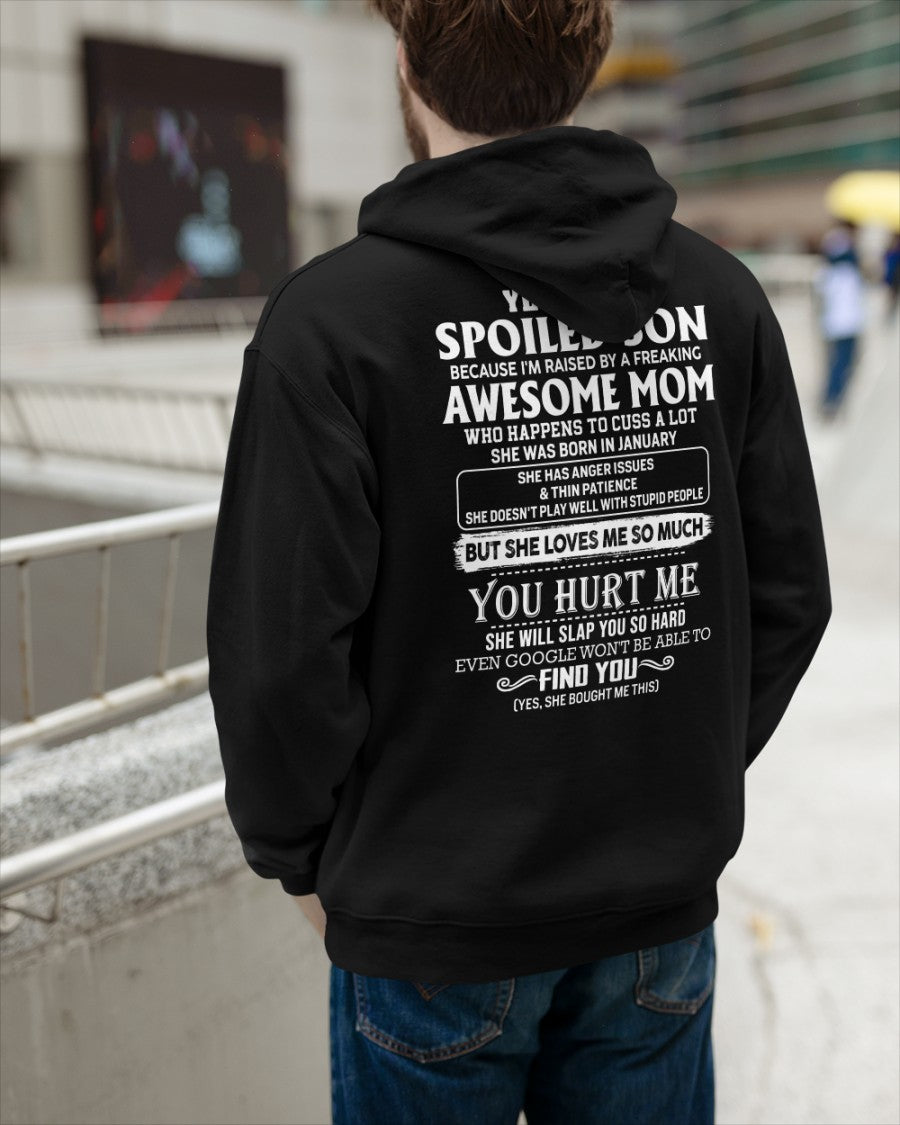 January - Awesome mom - Special gift for your son (SKU2609-153-01)
