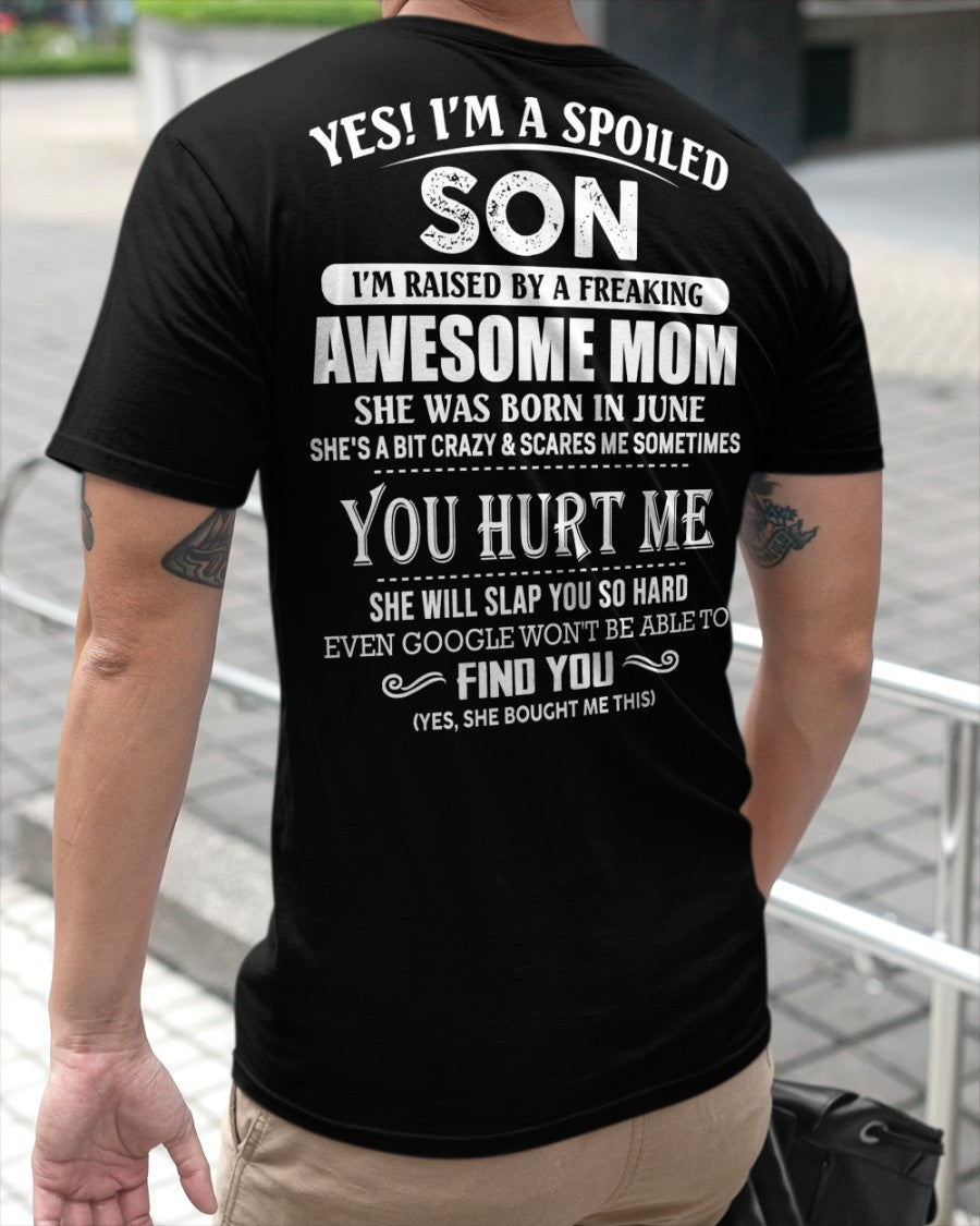 June - Awesome Mom - Perfect gift for your Spoiled Son (SKU09-52-06)