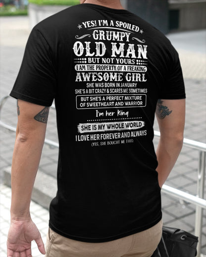 January - Yes! I'm A Grumpy Old Man - Perfect gift for your husband (SKU2602-56-01)