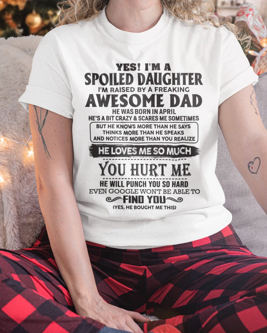 April - Awesome Dad Perfect gift for your daughter ( SKU06-60-04)