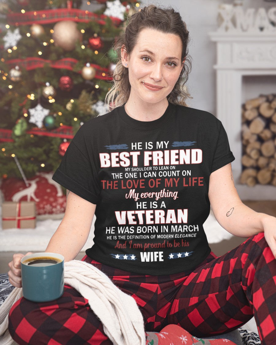 HE IS MY BEST FRIEND - HE WAS BORN IN MARCH - Vivi03 (SKU05-78-03)