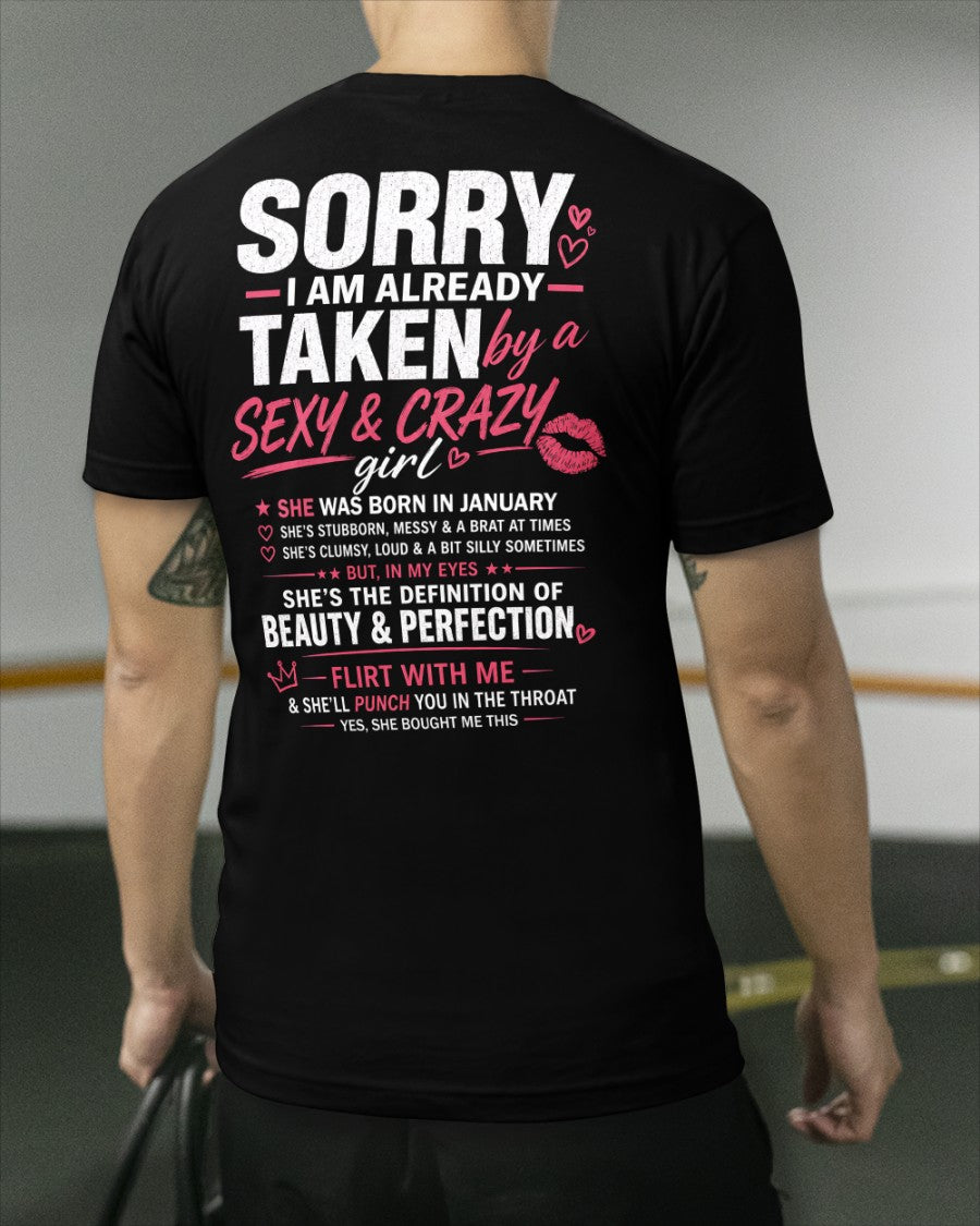 Sexy & Crazy Girl - Perfect gift for your boyfriend, husband (SKU2605-123-01)