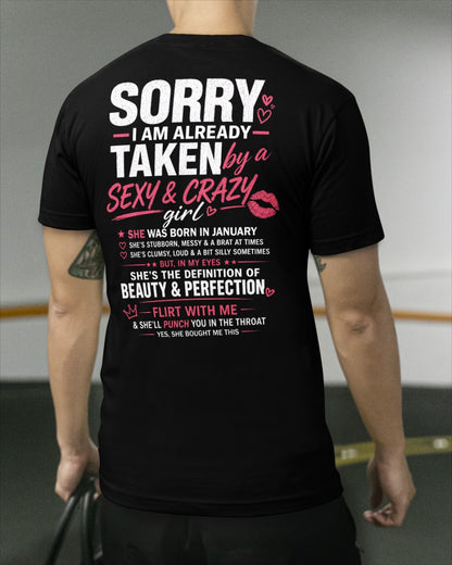 Sexy & Crazy Girl - Perfect gift for your boyfriend, husband (SKU2605-123-01)